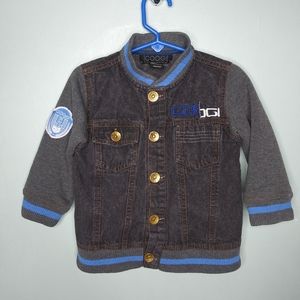 COOGI Denim Button Up Coat